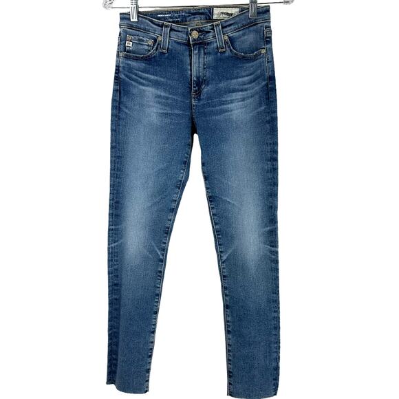 AG Adriano Goldschmied NWT Prima Mid Rise Ankle Cigarette Leg Jeans Size 24R - Picture 2 of 10